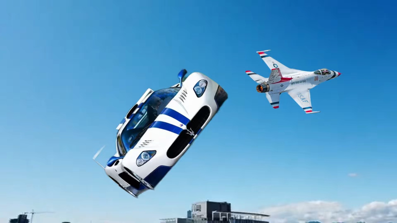 CAR IN SPACE