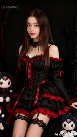 kuromi photoshoot ai