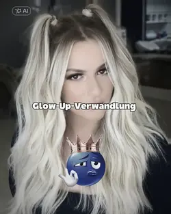 Glow-Up-Verwandlung 