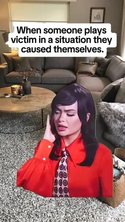 someone plays victim
