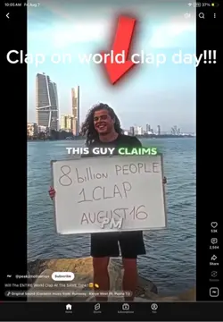 WORLD CLAP DAY 10AM