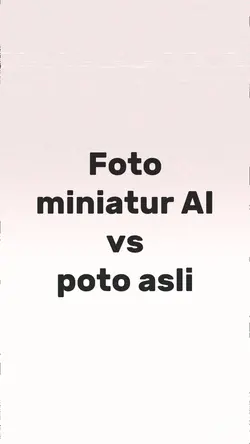 miniatur ai vs asli