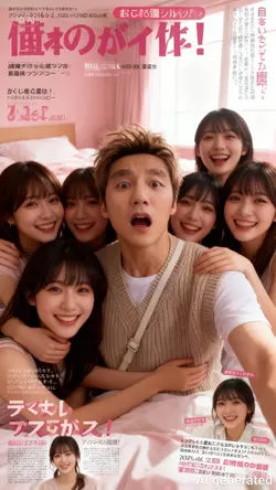 Poster hài hước AI