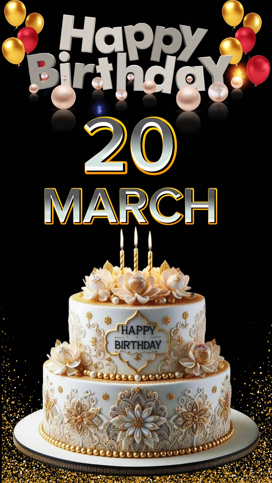 Anniversaire 20 MARS 