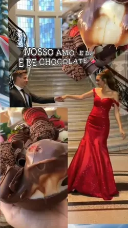 e de chocolate 