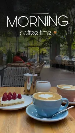 Morning coffee time