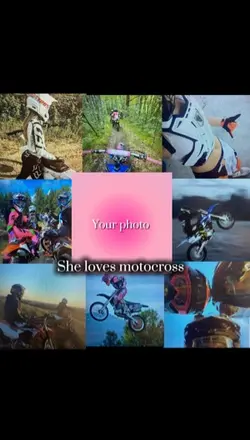 She loves motocross 