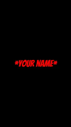 your name