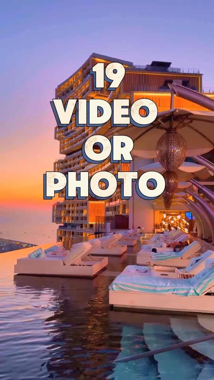 19 vídeo ou foto 