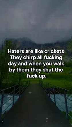 Haters are like cric