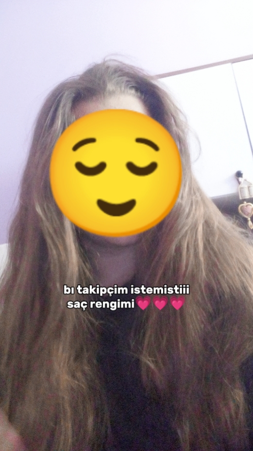 saç rengim güzelmiii