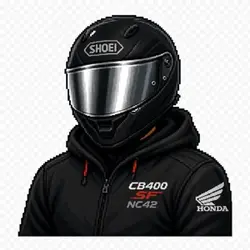 バイクの走行姿をAI作成