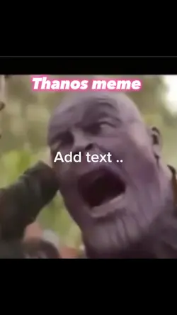 Thanos meme 