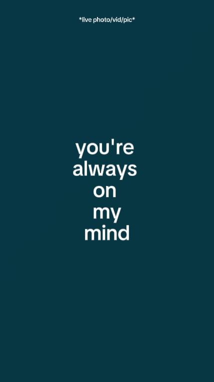yourealwaysonmymind