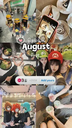 6 pics in August