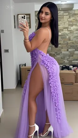 lilac dress  