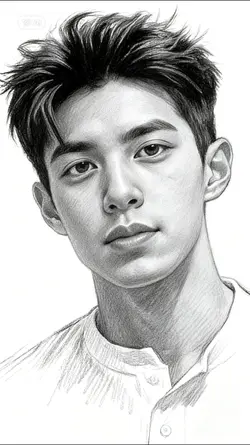 A pencil sketch 