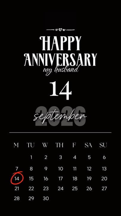 14 de setembro Anniv