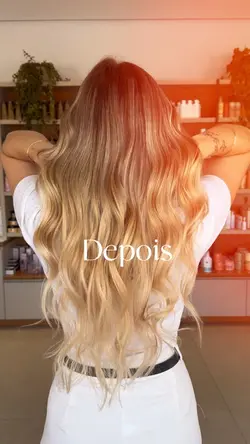 Antes e depois cabel