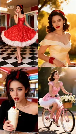 4 1950s styles