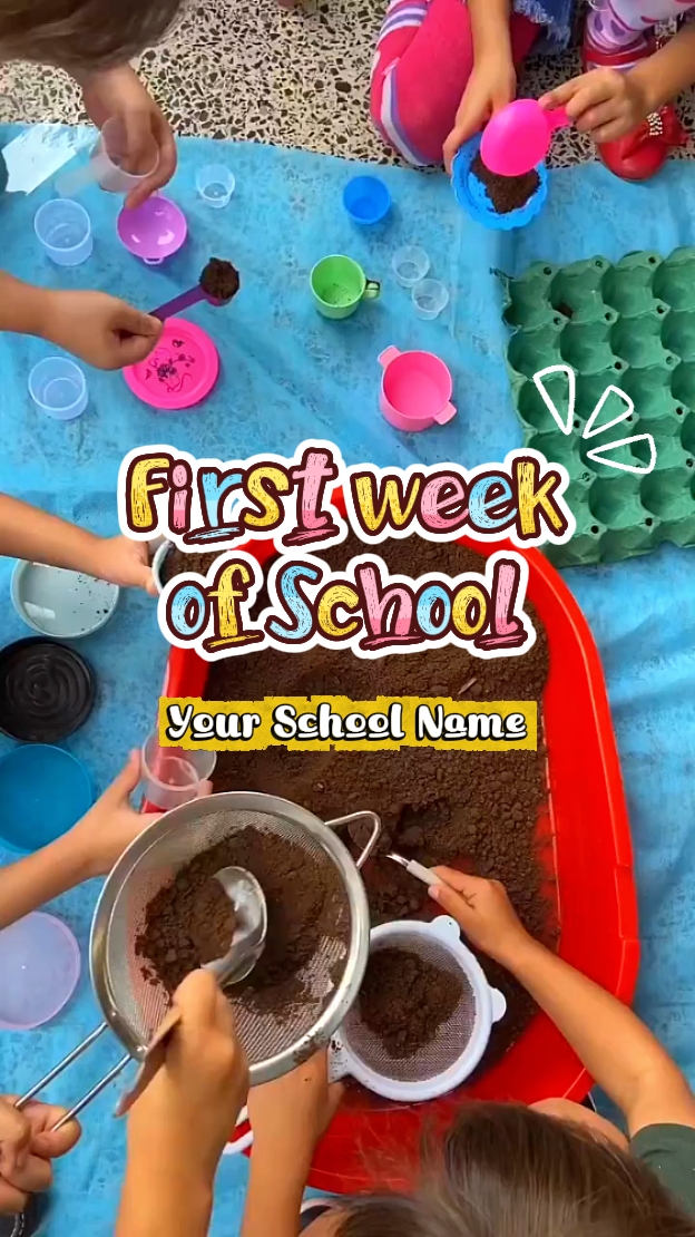 minggu pertama sekolah