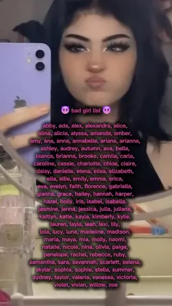Bad girl list