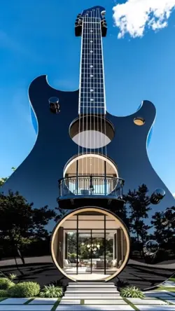 the guitar