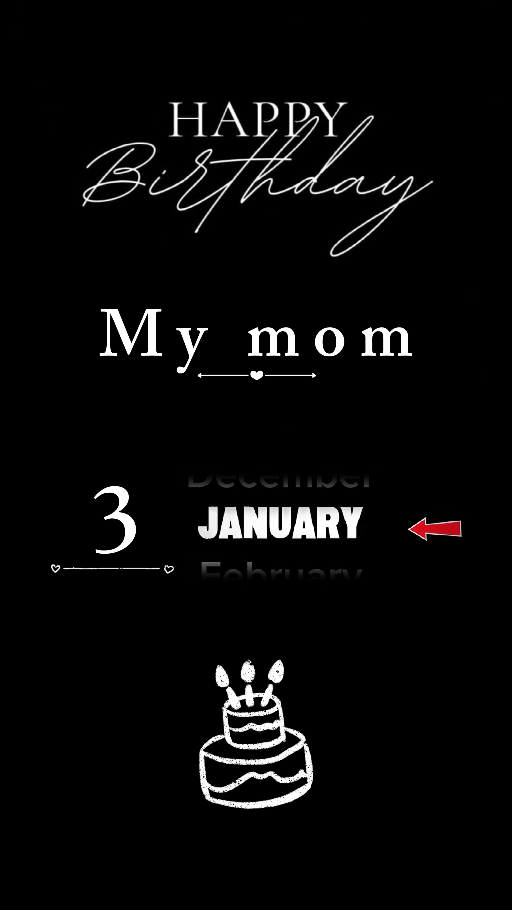 Selamat ulang tahun 3 Januari Ibu