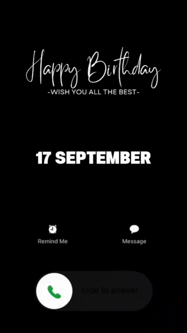 HBD 17 SEPTEMBER 