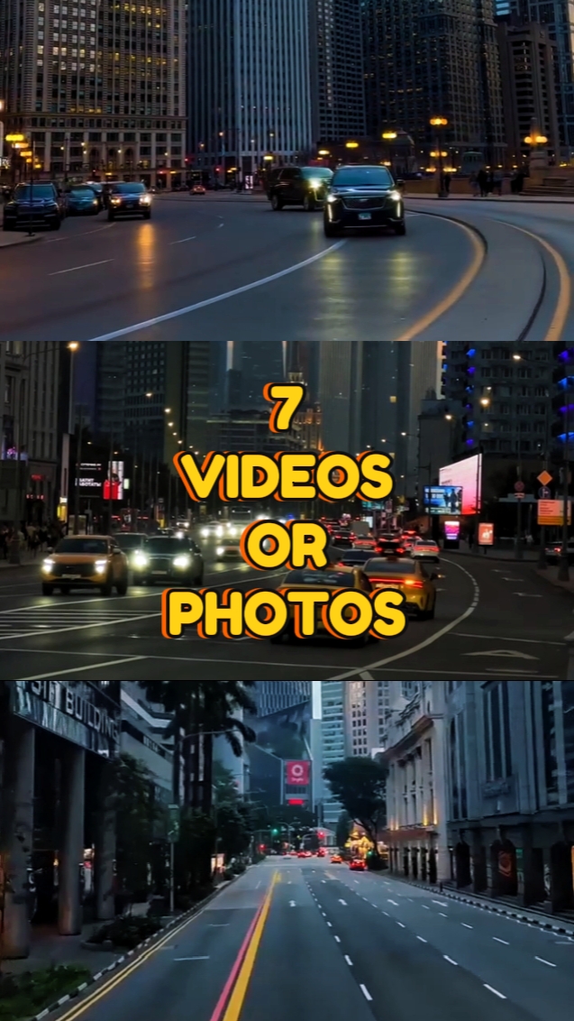 7 VÍDEOS OU FOTOS 