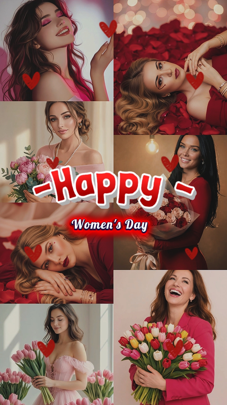 Feliz dia da mulher 