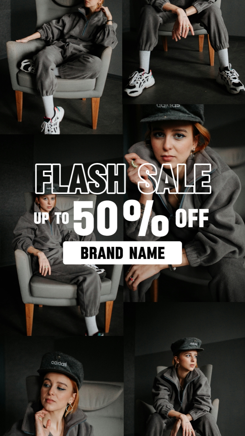 Venda flash de moda