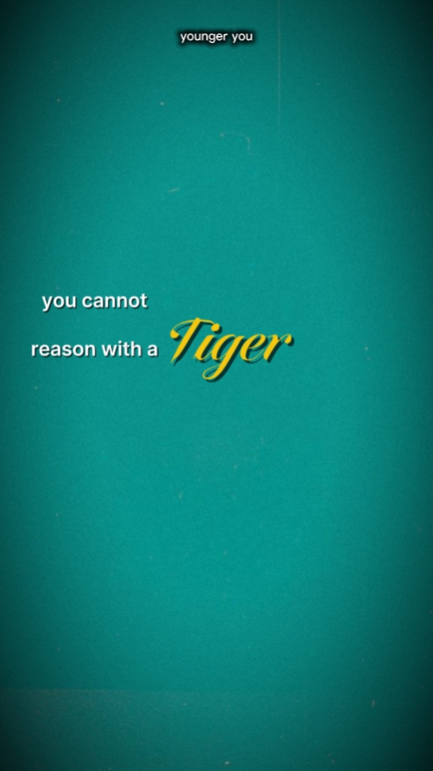 you cannot reason 