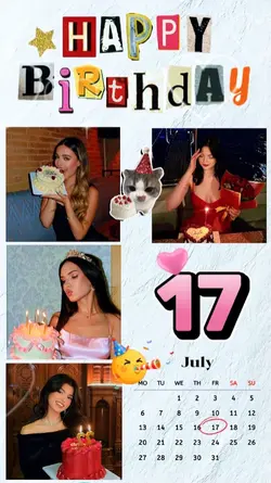 BIRTHDAY 17 JULY 