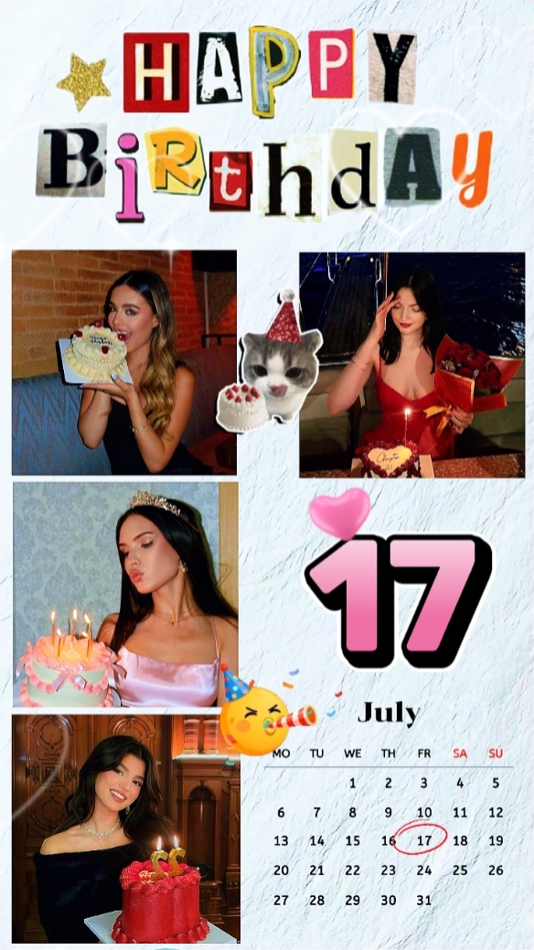 BIRTHDAY 17 JULY 