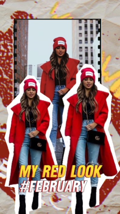 MY RED LOOK