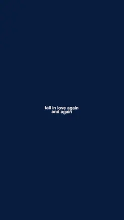 fall in love again 