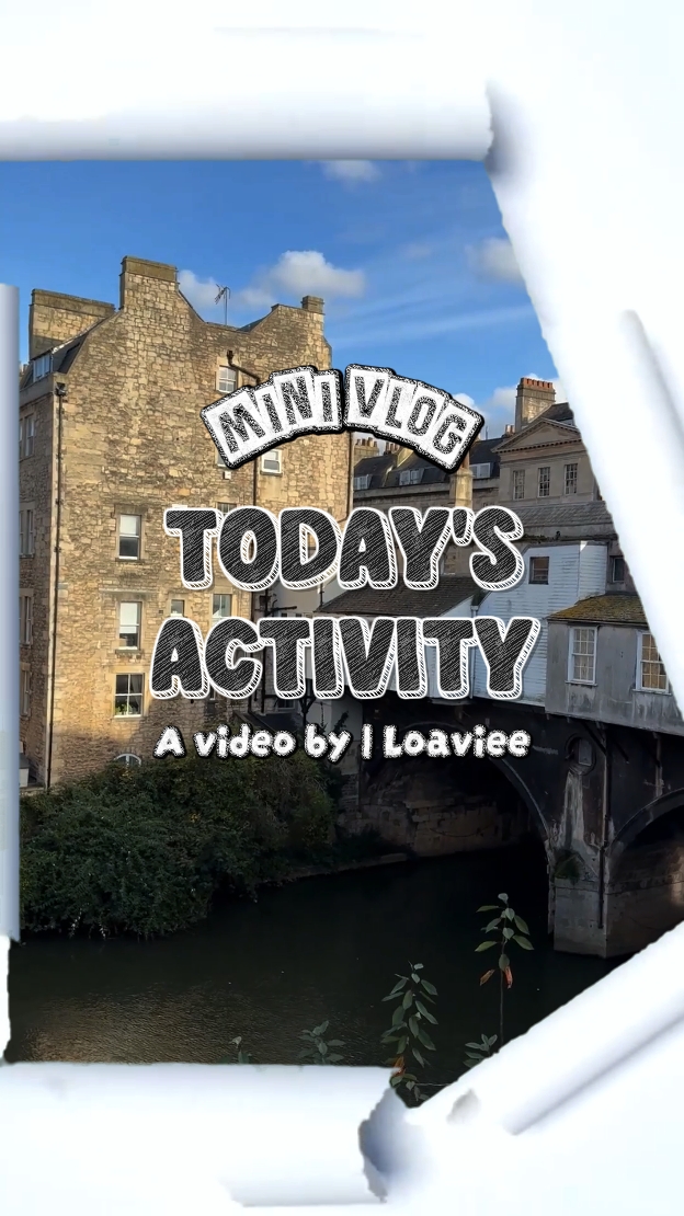 vlog today's activit