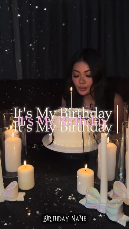 It's my birthday 