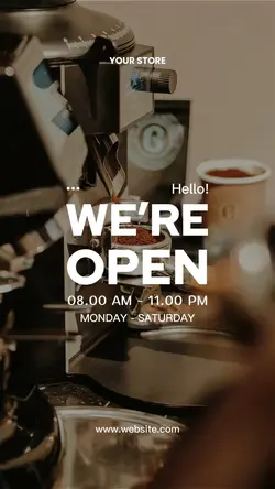 We Are Open