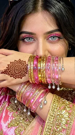 Pink Gold Makeup 