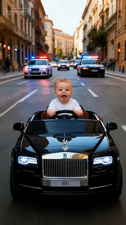 Funny chased police 