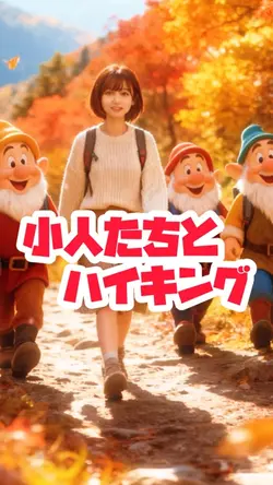 小人とハイキング🍂✨