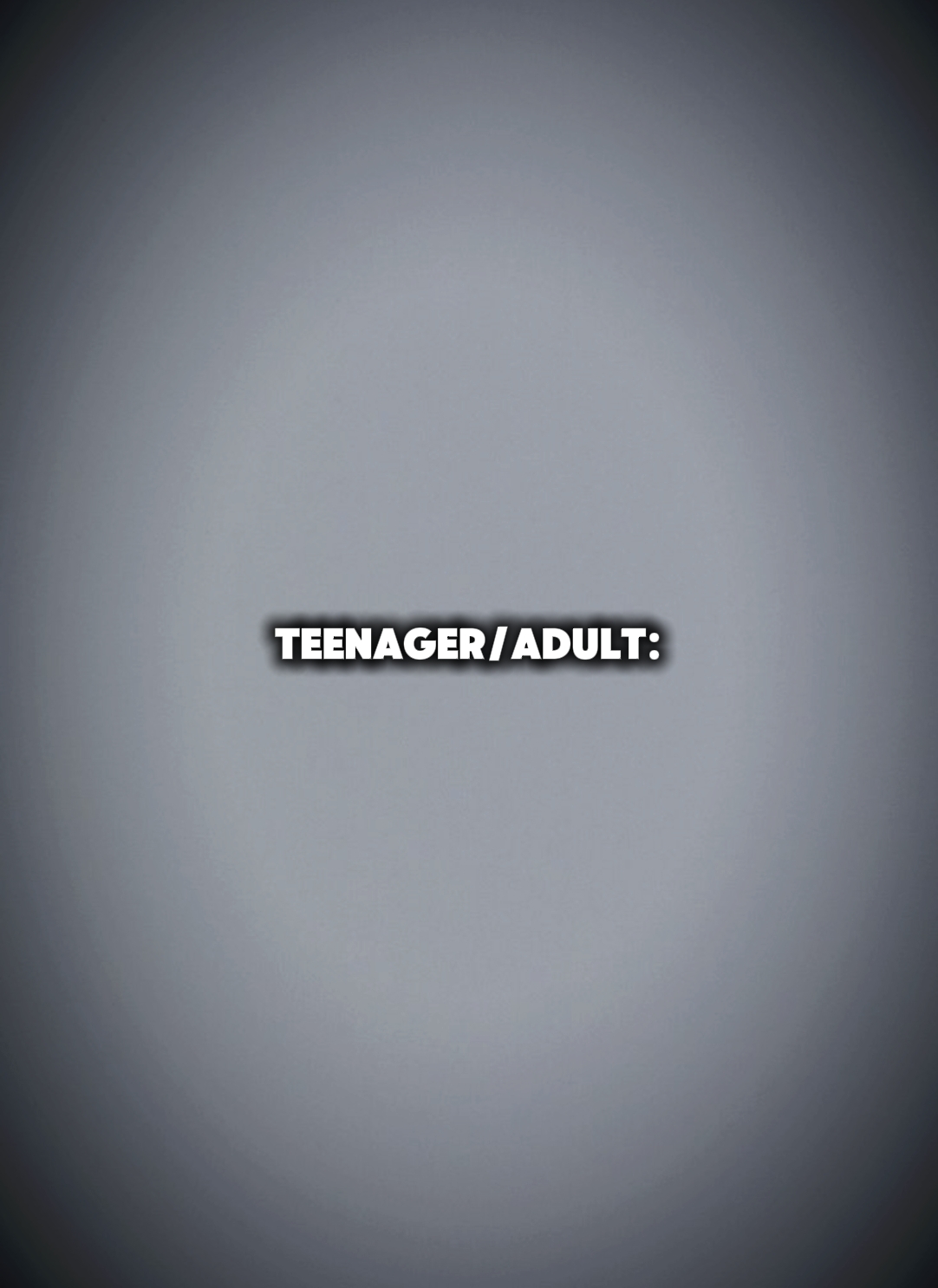 Teenager bis Erwachsener 