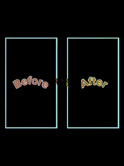 before vs after