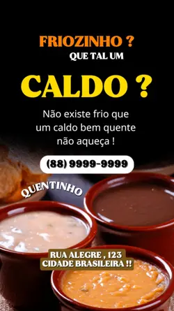 Esfriou, Pede Caldo 