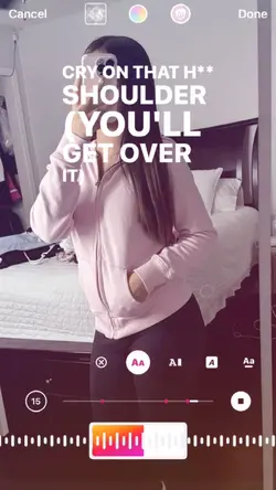 you’ll get over it 