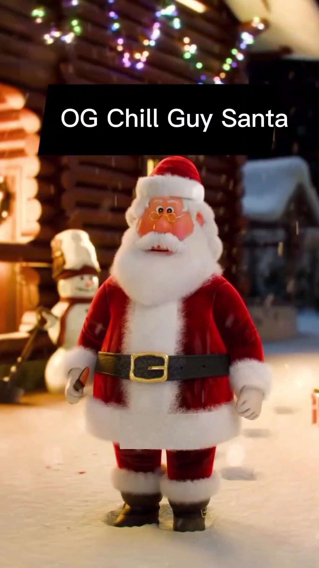 Meme papai noel chillguy 