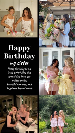 Feliz cumpleaños hermana
