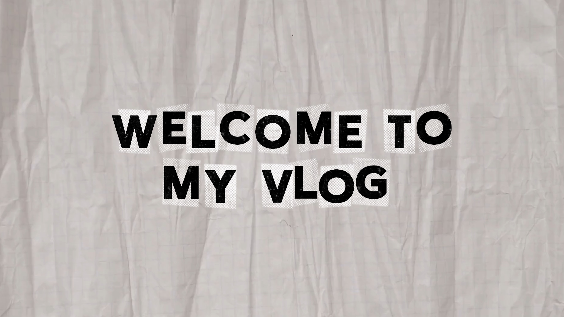 Vlog de introdução do youtube